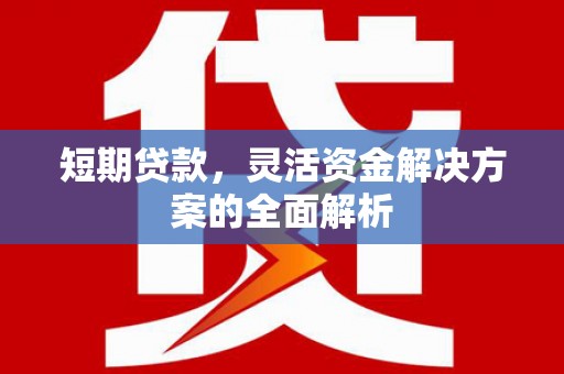 崇义短期贷款，灵活资金解决方案的全面解析