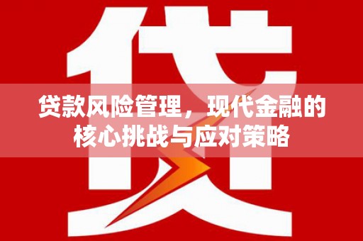 崇义贷款风险管理，现代金融的核心挑战与应对策略